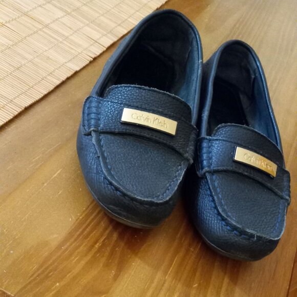 LOAFERS CALVN KLEIN NAVY 6.5 - Picture 1 of 4